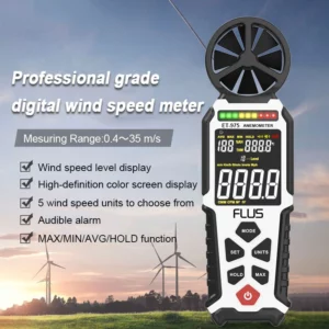 anemometer measures wind speed